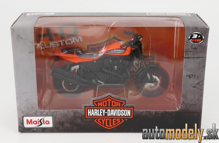 Maisto - HARLEY DAVIDSON - XR1200X 2011 - ORANGE BLACK - 1:18