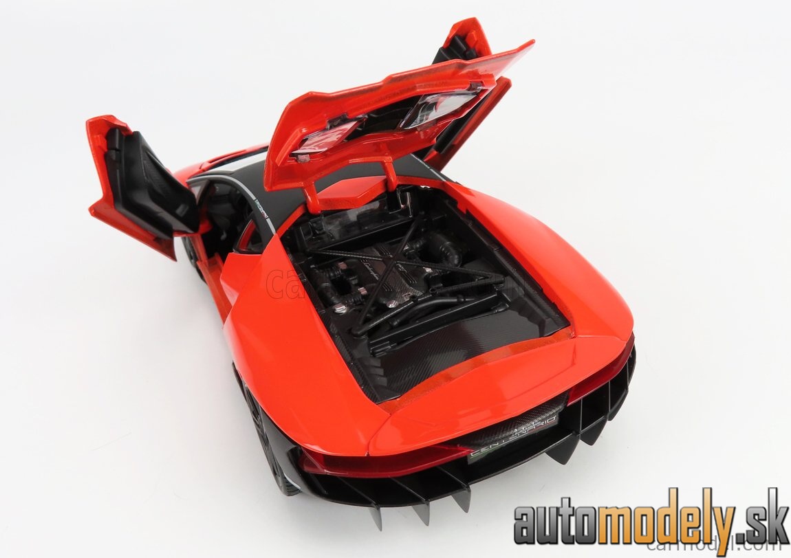 Maisto - LAMBORGHINI - CENTENARIO LP770-4 2016 - ORANGE BLACK - 1:18