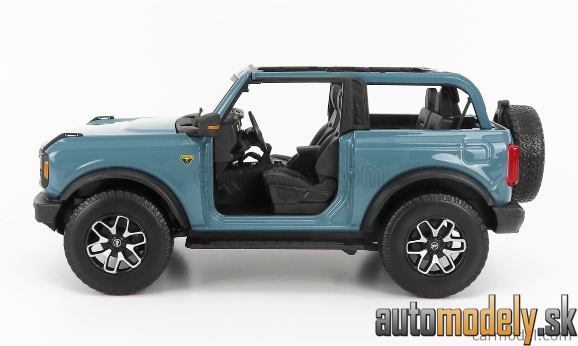 Maisto - FORD USA - BRONCO BADLANDS WITHOUT DOORS 2021 - BLUE - 1:18