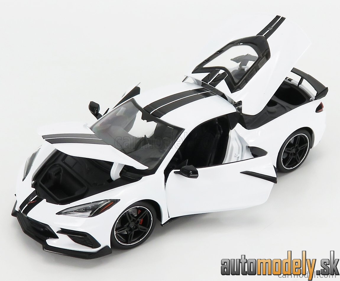 Maisto - CHEVROLET - CORVETTE STINGRAY 2020 - WHITE - 1:18