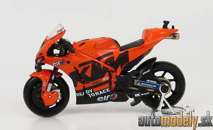 Maisto - KTM - RC16 TECH3 KTM FACTORY RACING TEAM N 9 MOTOGP 2021 DANILO PETRUCCI - ORANGE BLACK - 1:18