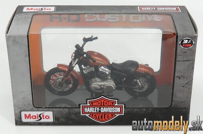 Maisto - HARLEY DAVIDSON - XL 1200N NIGHTSTER 2007 - COPPER MET - 1:18