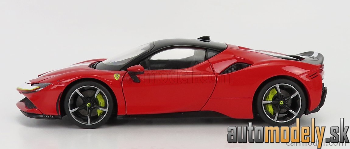 Bburago - FERRARI - SF90 STRADALE HYBRID 1000hp ASSETTO FIORANO 2019 - RED BLACK WHITE - 1:18