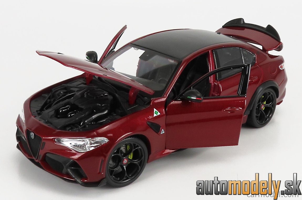 Bburago - ALFA ROMEO - GIULIA GTA 2020 - ROSSO ALFA MET - DARK RED MET - 1:18