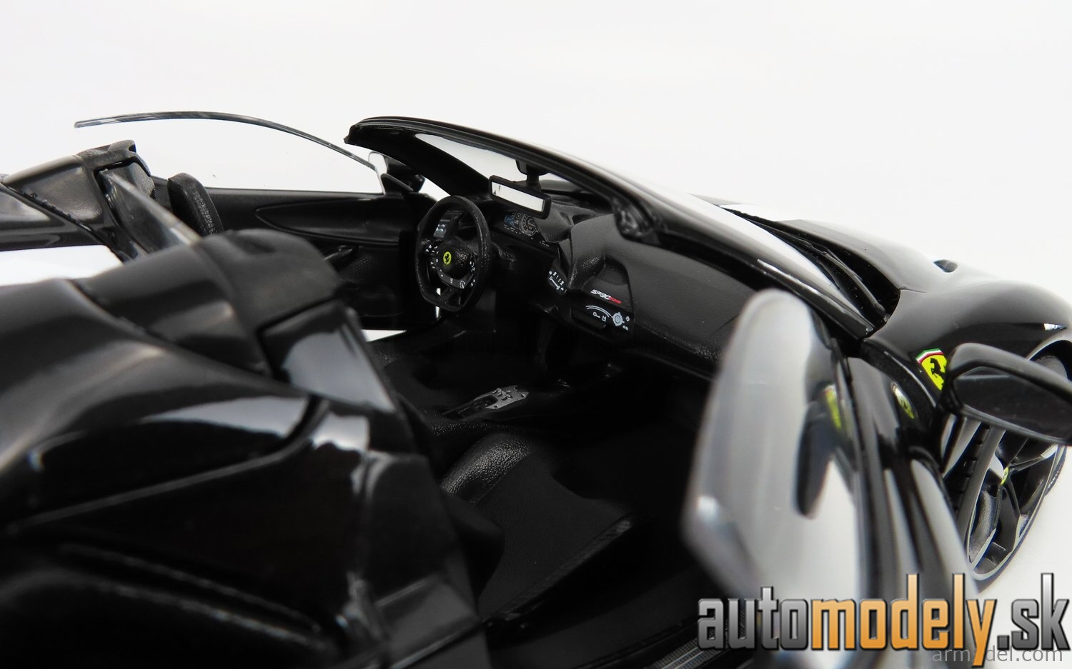 Bburago - FERRARI - SF90 STRADALE SPIDER ASSETTO FIORANO 2019 - BLACK - 1:18