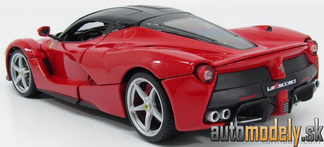 Bburago - FERRARI - LAFERRARI 2013 - RED BLACK - 1:18