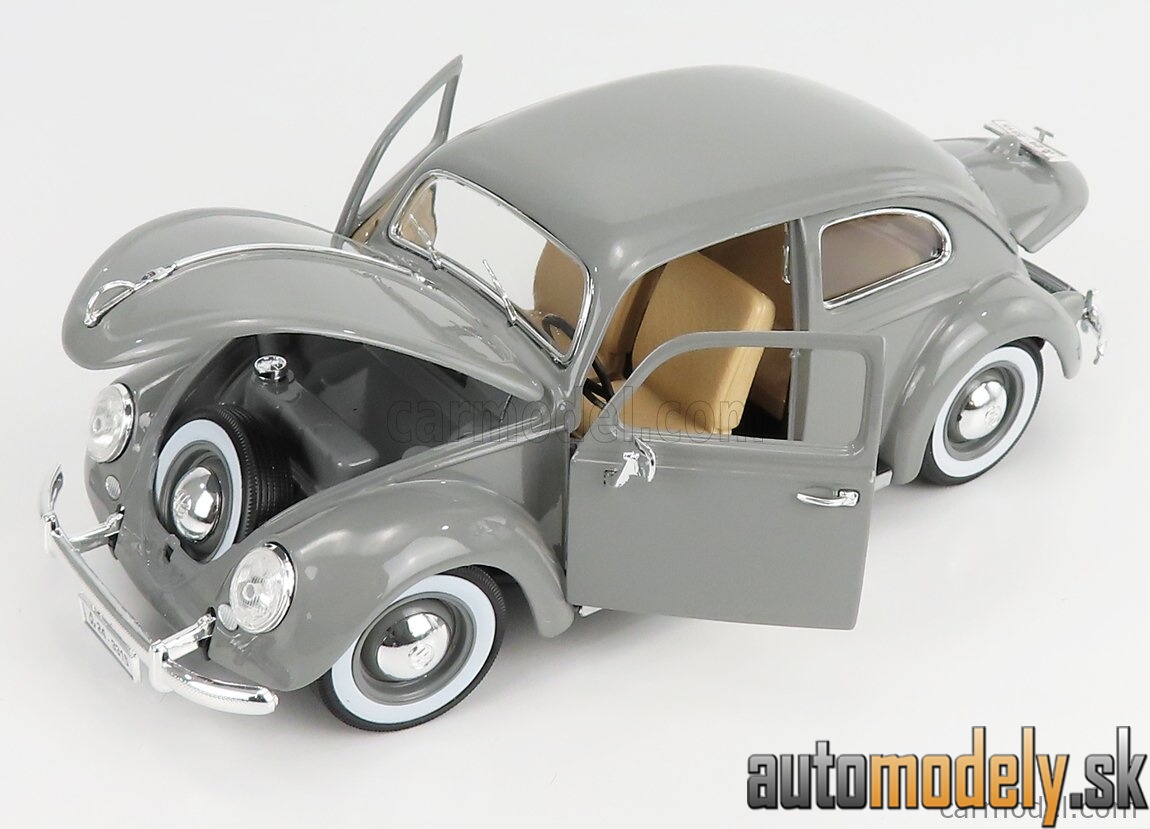 Bburago - VOLKSWAGEN - KAFER BEETLE 1955 - GREY - 1:18