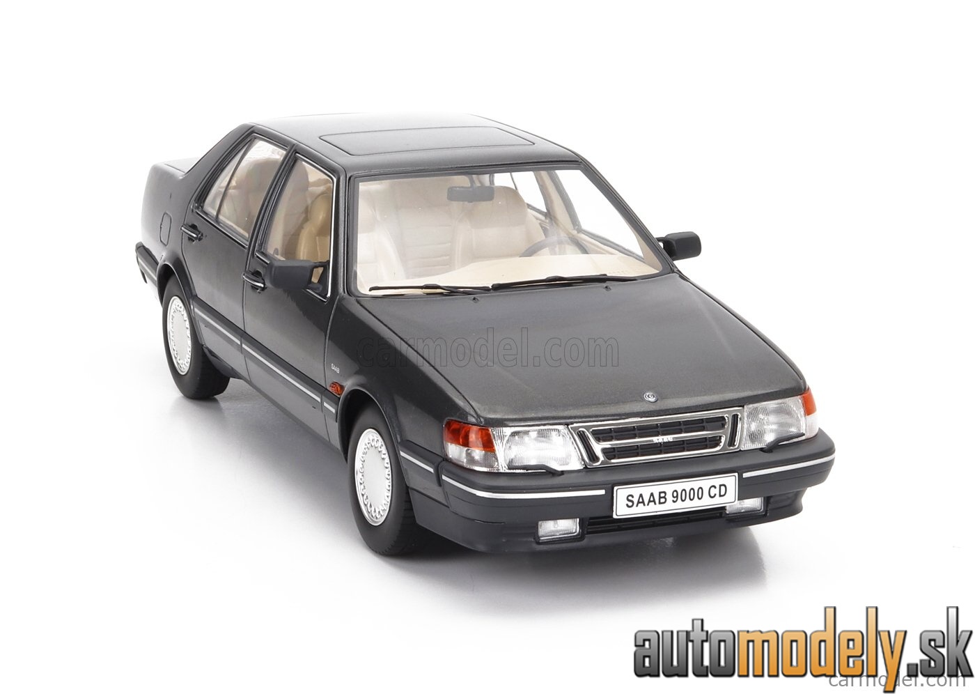 Triple9 - SAAB 9000 CD TURBO 1990 GREY MET - 1:18