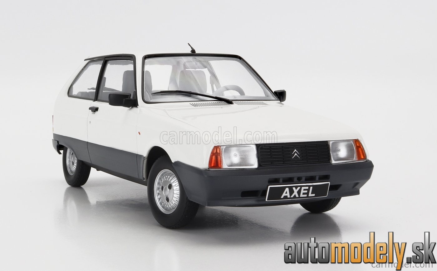 Triple9 - CITROEN AXEL 12 TRS 1990 WHITE GREY - 1:18