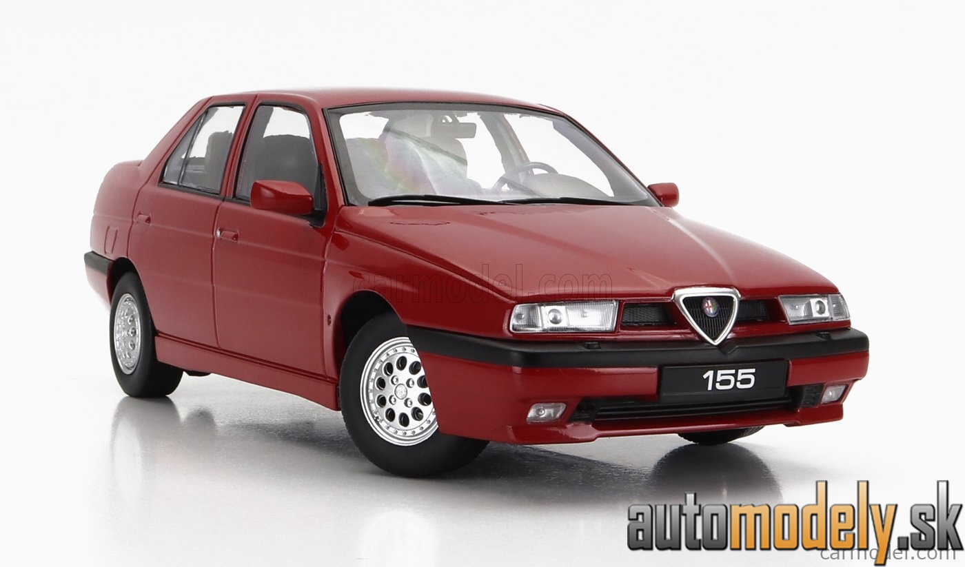 Triple9 - ALFA ROMEO 155 1996 BLACK INTERIOR RED ROSSO - 1:18