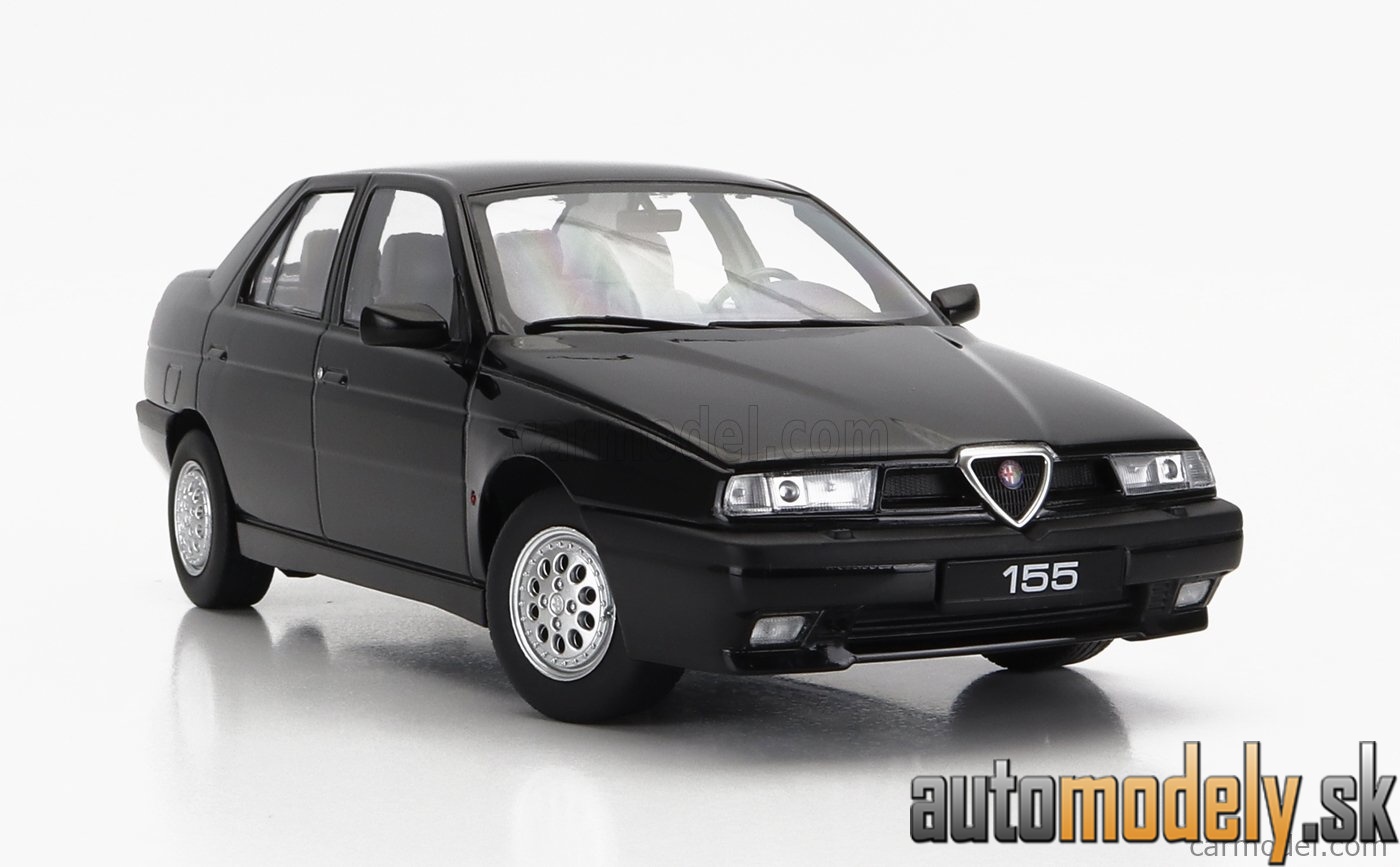 Triple9 - ALFA ROMEO 155 1996 BLACK INTERIOR BLACK NERO - 1:18