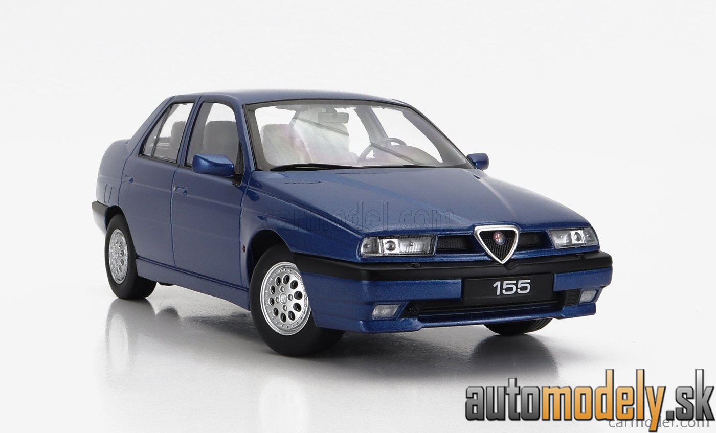 Triple9 - ALFA ROMEO 155 1996 GREY INTERIOR BLUE MET - 1:18