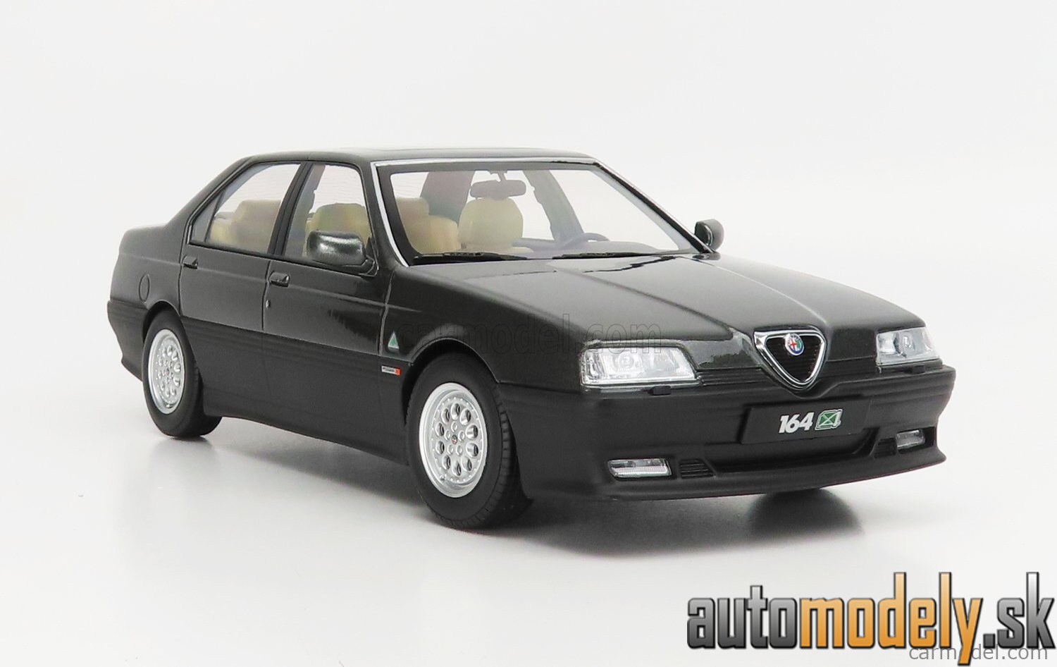 Triple9 - ALFA ROMEO 164 Q4 1994 BEIGE INTERIOR DARK GREY MET - 1:18