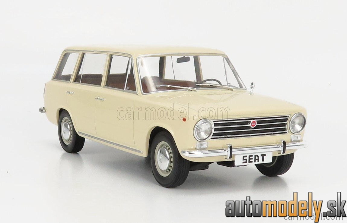 Triple9 - SEAT FIAT 124 FAMILIARE 1968 CREAM - 1:18