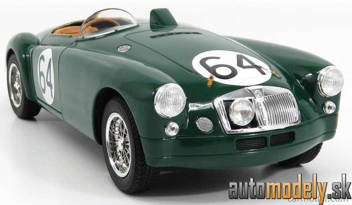 Triple9 - MG MGA EX182 S4 TEAM MG CARS LTD. N 64 24h LE MANS 1955 T.LUND H.WAEFFLER BRITISH RACING GREEN - 1:18