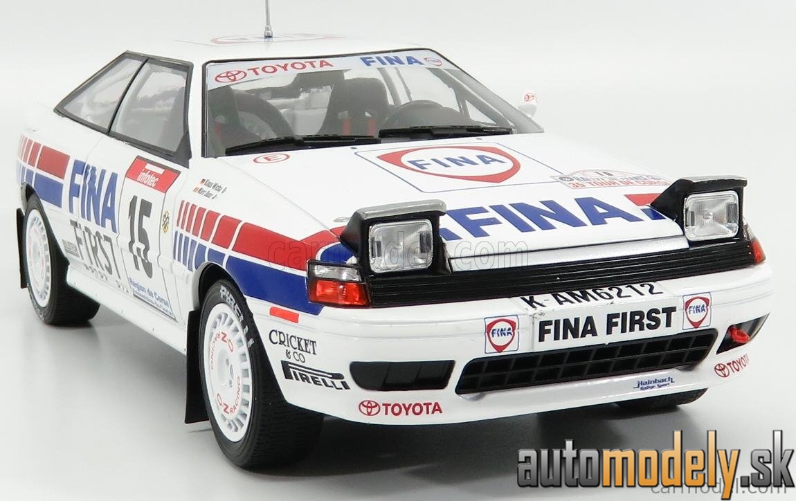 Triple9 - TOYOTA CELICA GT-4 ST165 FINA N 15 RALLY TOUR DE CORSE 1991 M.DUEZ K.WICHA WHITE - 1:18