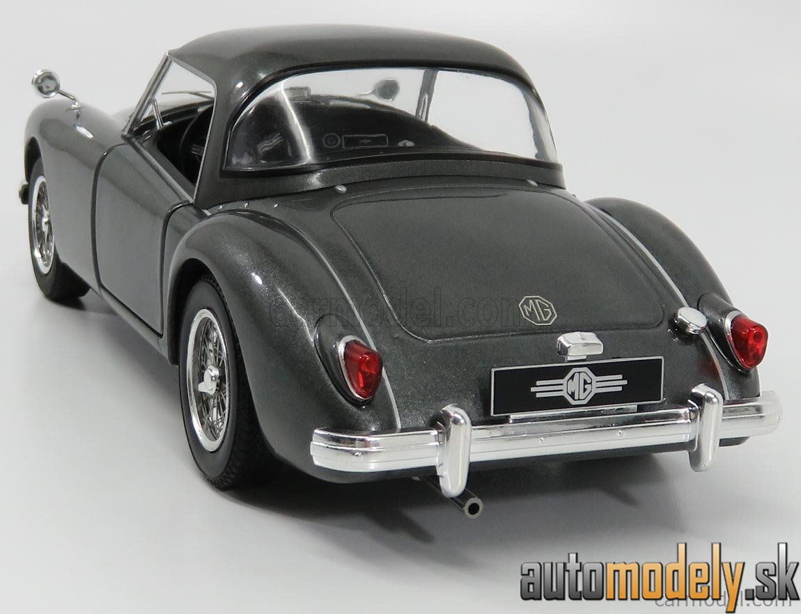 Triple9 - MG MGA MKI 1500 SPIDER CLOSED 1957 GREY MET - 1:18