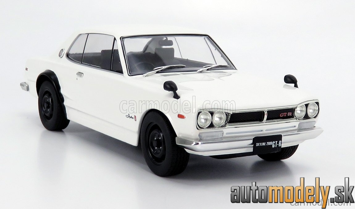 Triple9 - NISSAN SKYLINE GT-R (KPGC10) 1972 WHITE - 1:18