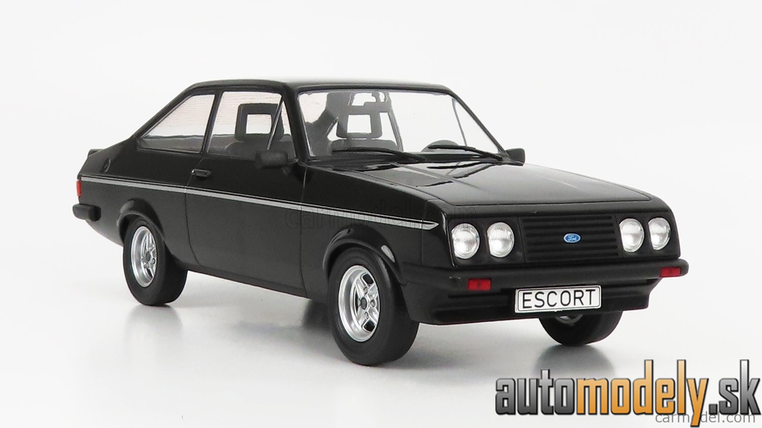 MCG - FORD ENGLAND ESCORT MKII RS2000 LHD 1977 BLACK - 1:18
