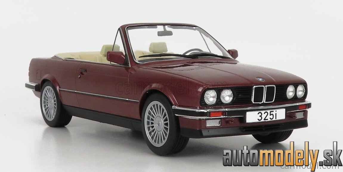 MCG - BMW 3-SERIES 325i (E30) CABRIOLET 1989 RED - 1:18
