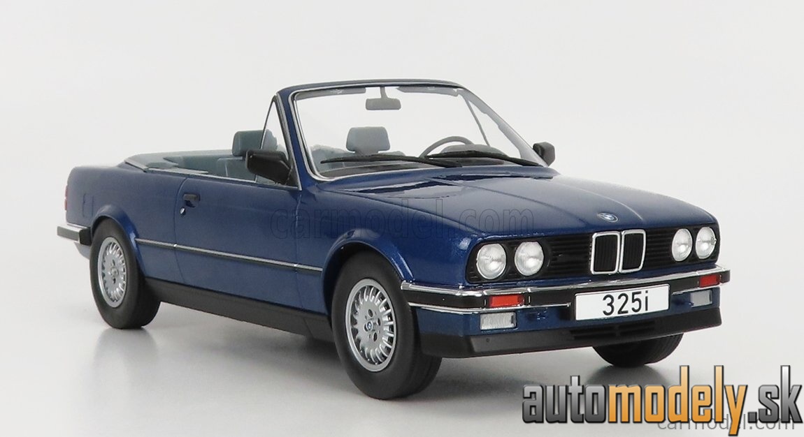 MCG - BMW 3-SERIES 325i (E30) CABRIOLET 1989 BLUE - 1:18