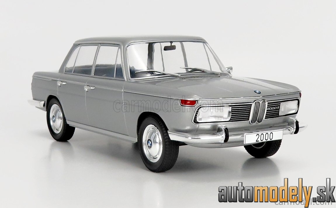 MCG - BMW 2000 (TYPE 121) 1966 SILVER - 1:18