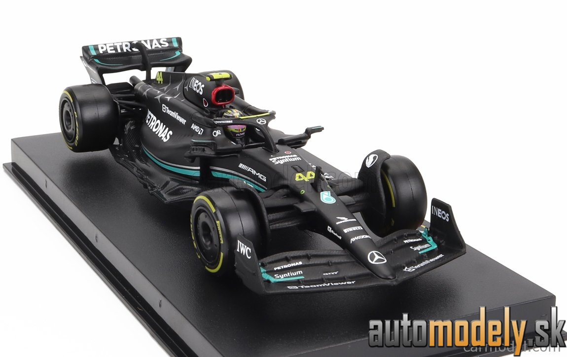 Bburago - MERCEDES GP F1 W14 TEAM MERCEDES-AMG PETRONAS FORMULA ONE N 44 SEASON 2023 LEWIS HAMILTON - 1:43