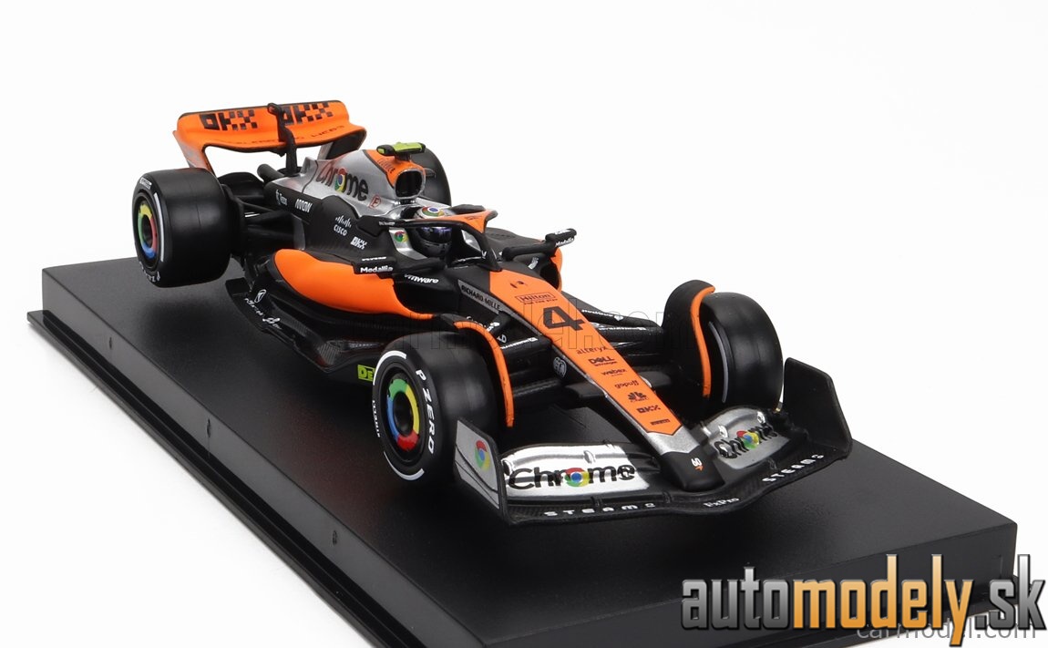 Bburago - McLAREN F1 MCL60 TEAM McLAREN N 4 2nd BRITISH GP 2023 LANDO NORRIS - 1:43