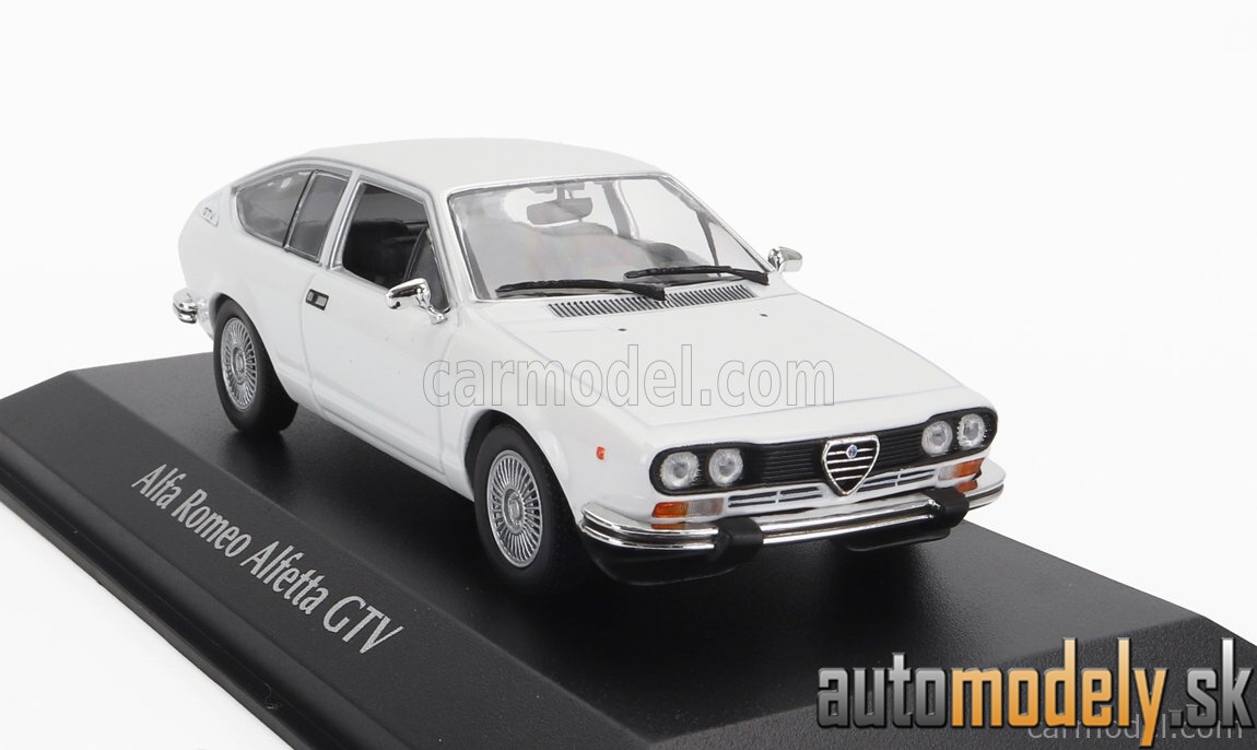 Minichamps - ALFA ROMEO ALFETTA GTV COUPE 1976 WHITE - 1:43