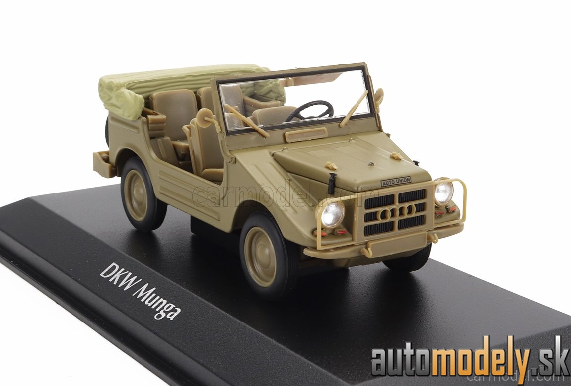 Minichamps - DKW MUNGA CABRIOLET OPEN 1965 MILITARY KHAKI - 1:43