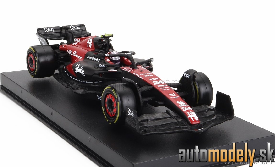 Bburago - ALFA ROMEO F1 C43 TEAM STAKE N 24 SEASON 2023 GUANYU ZHOU - 1:43