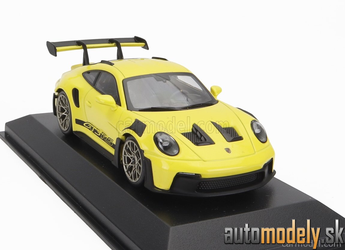 Minichamps - PORSCHE 911 992 GT3 RS COUPE 2023 GOLD WHEELS YELLOW - 1:43