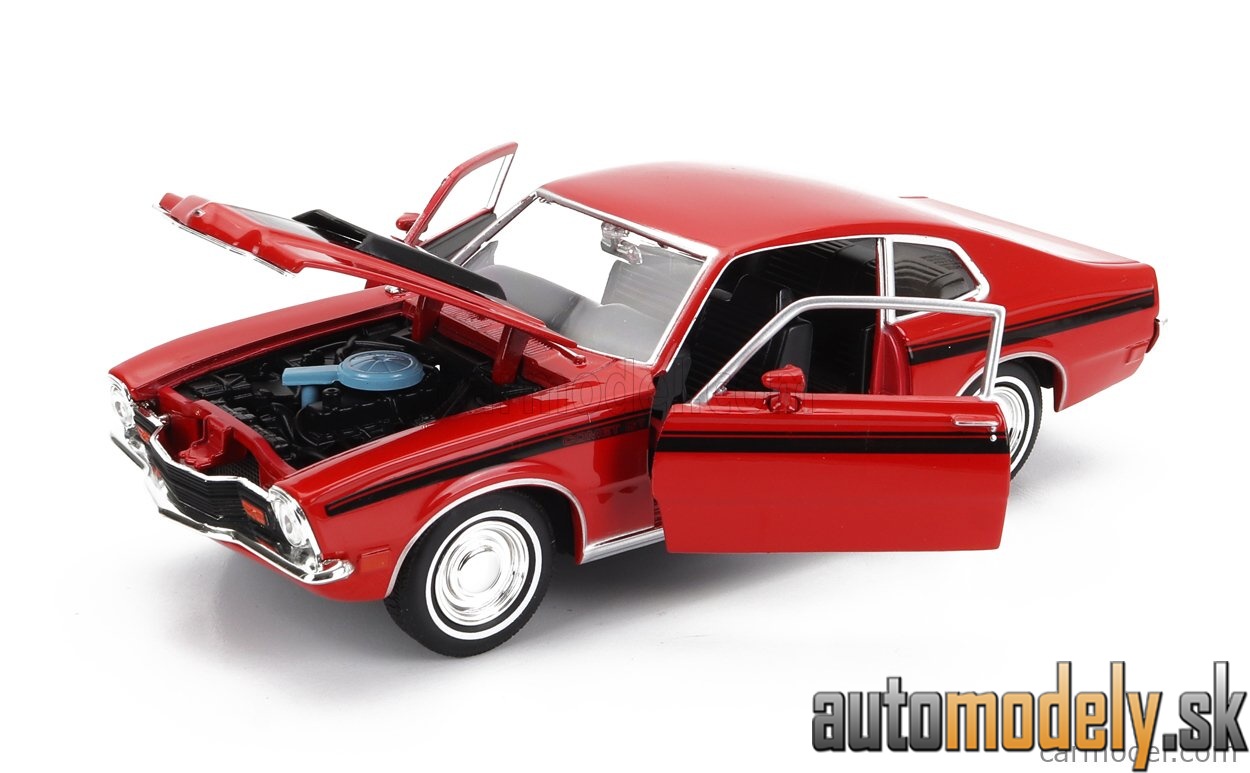 Motormax - MERCURY COMET GT 1971 RED BLACK - 1:24
