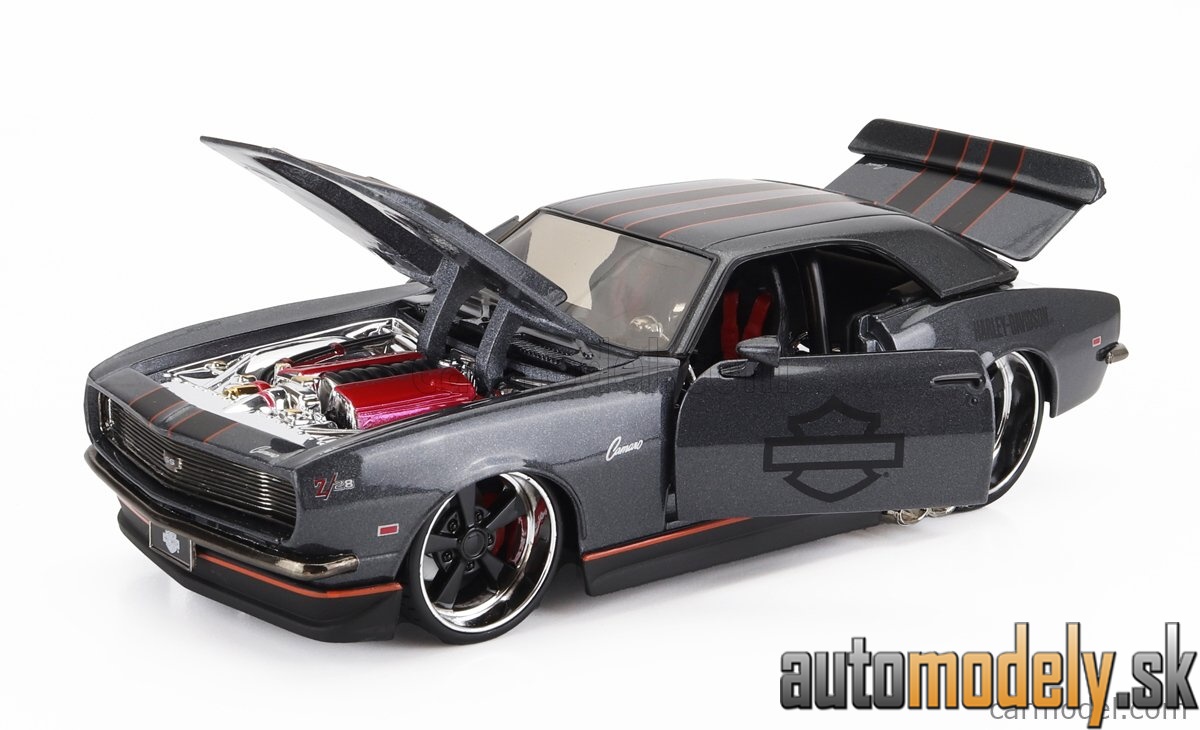 Maisto - CHEVROLET CAMARO Z/28 COUPE CUSTOM 1968 GREY - 1:24