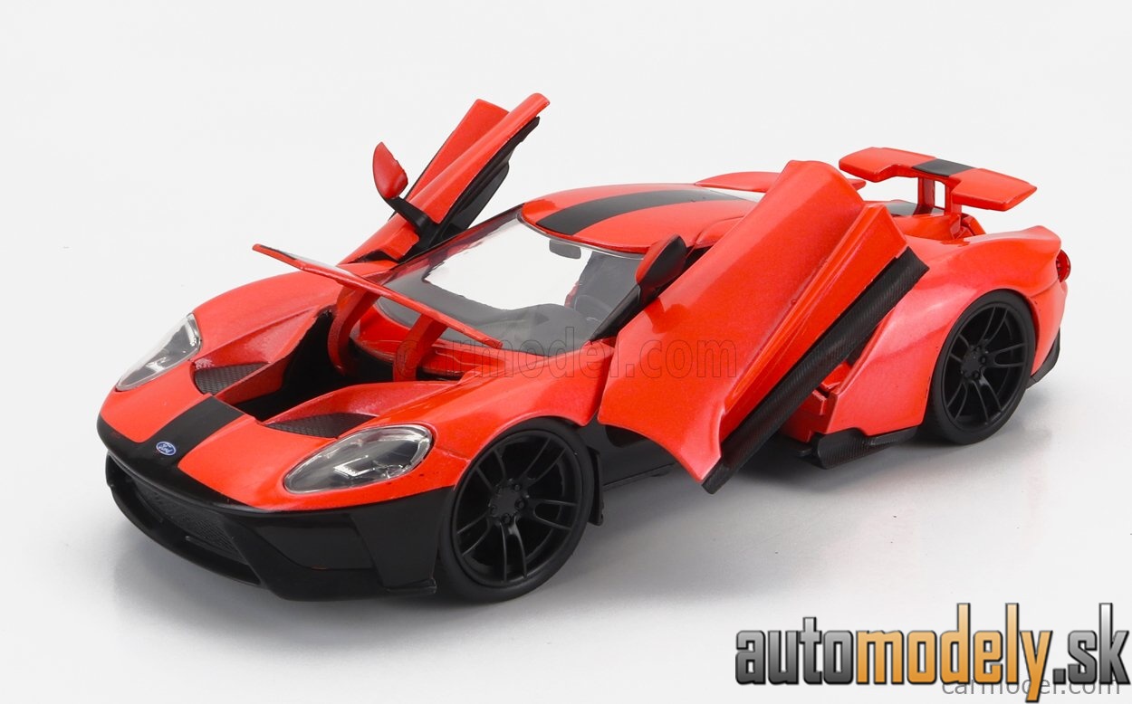 Jada - FORD USA GT 2017 RED ORANGE - 1:24