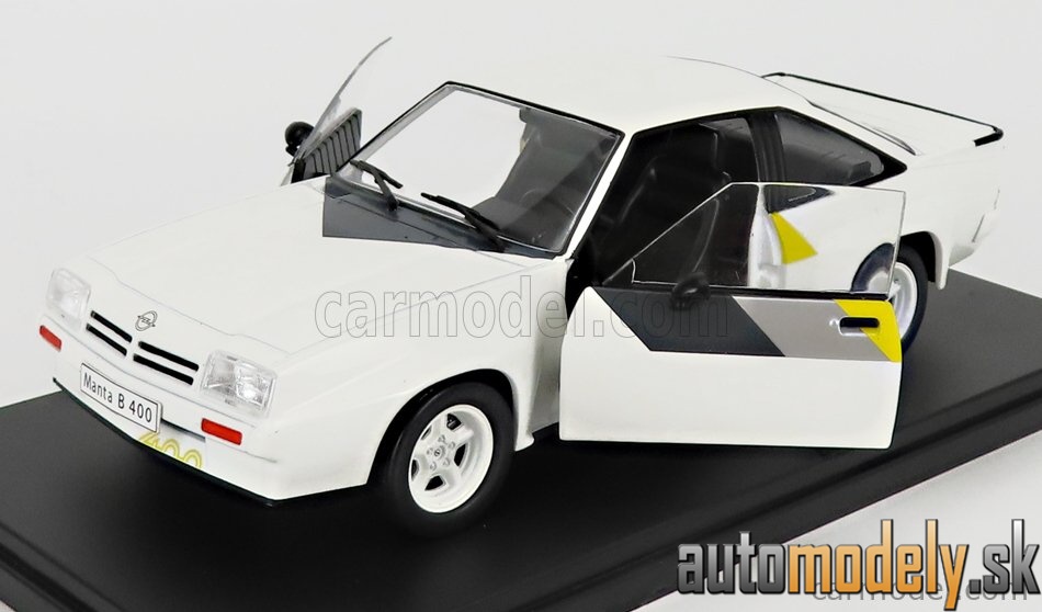 Hachette - OPEL MANTA 400 RALLYE 1981 WHITE - 1:24