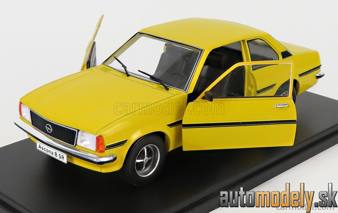Hachette - OPEL ASCONA 1.9 SR 1975 YELLOW - 1:24