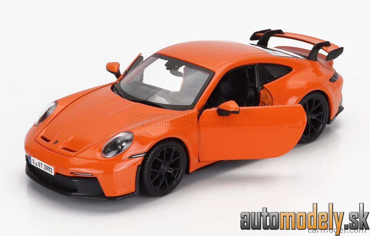 Bburago - PORSCHE 911 992 GT3 COUPE 2021 ORANGE - 1:24