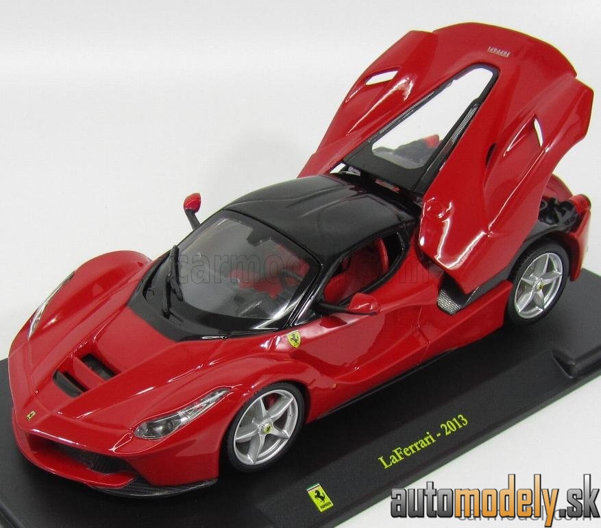 Edicola - FERRARI LAFERRARI 2013 RED BLACK - 1:24