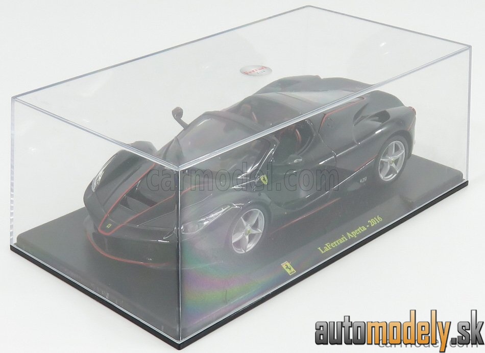 Edicola - FERRARI LAFERRARI APERTA SPIDER 2016 BLACK MET - 1:24