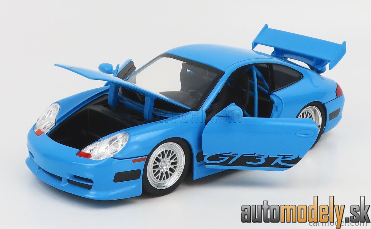 Jada - PORSCHE 911 996 GT3 RS COUPE 2001 FAST & FURIOUS LIGHT BLUE - 1:24