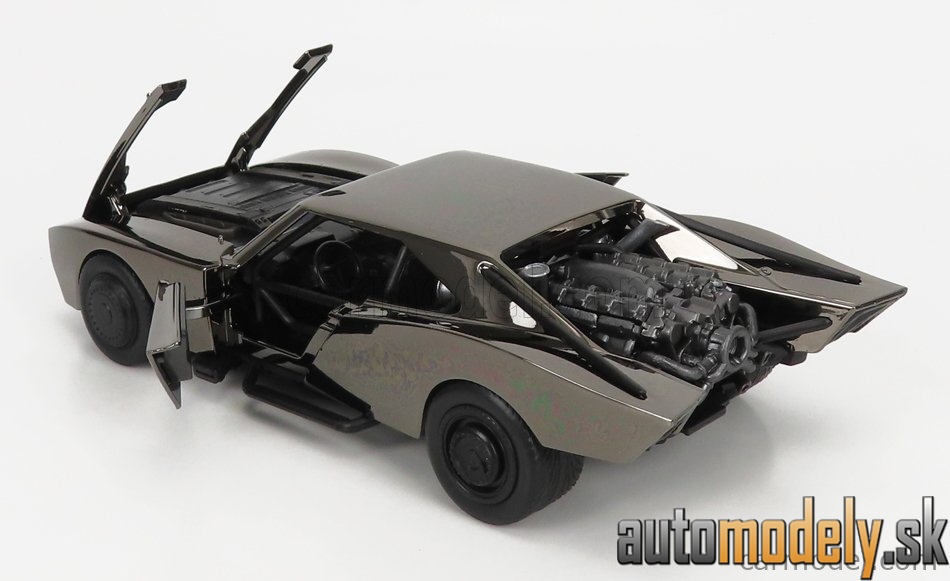 Jada - BATMAN BATMOBILE WITH FIGURE 2022 THE BATMAN MOVIE CHROME - 1:24