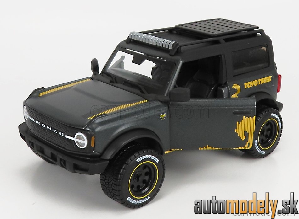 Maisto - FORD USA BRONCO BADLANDS TOYO TIRES 2021 MATT GREY - 1:24