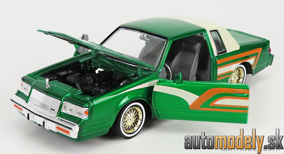 Motormax - BUICK REGAL CUSTOM 1987 GREEN - 1:24