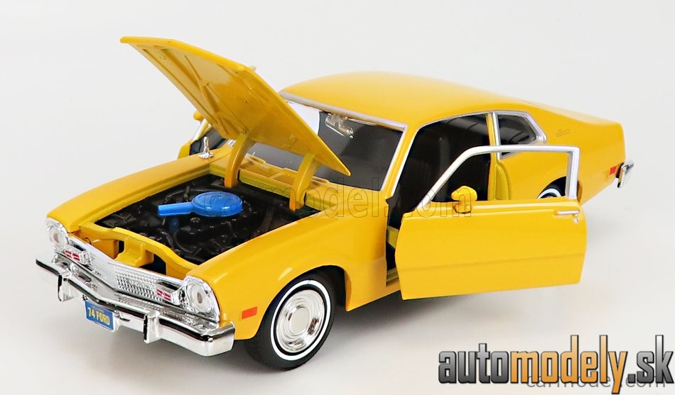 Motormax - FORD USA MAVERICK 1974 YELLOW - 1:24