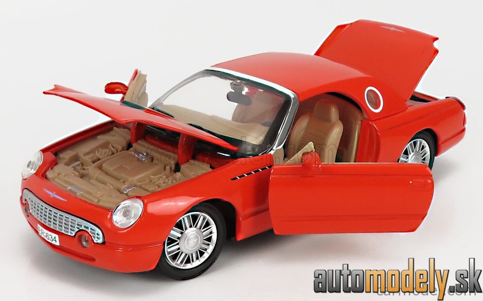 Motormax - FORD USA THUNDERBIRD 1999 007 JAMES BOND DIE ANOTHER DAY ORANGE - 1:24