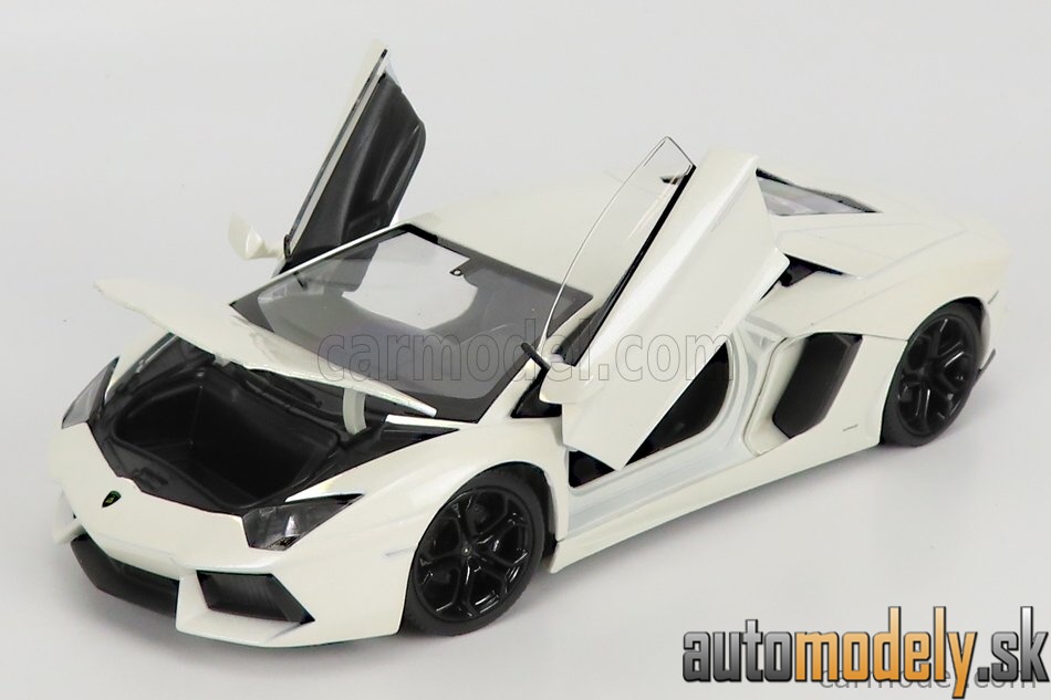 Welly - LAMBORGHINI AVENTADOR LP700-4 2011 WHITE - 1:24
