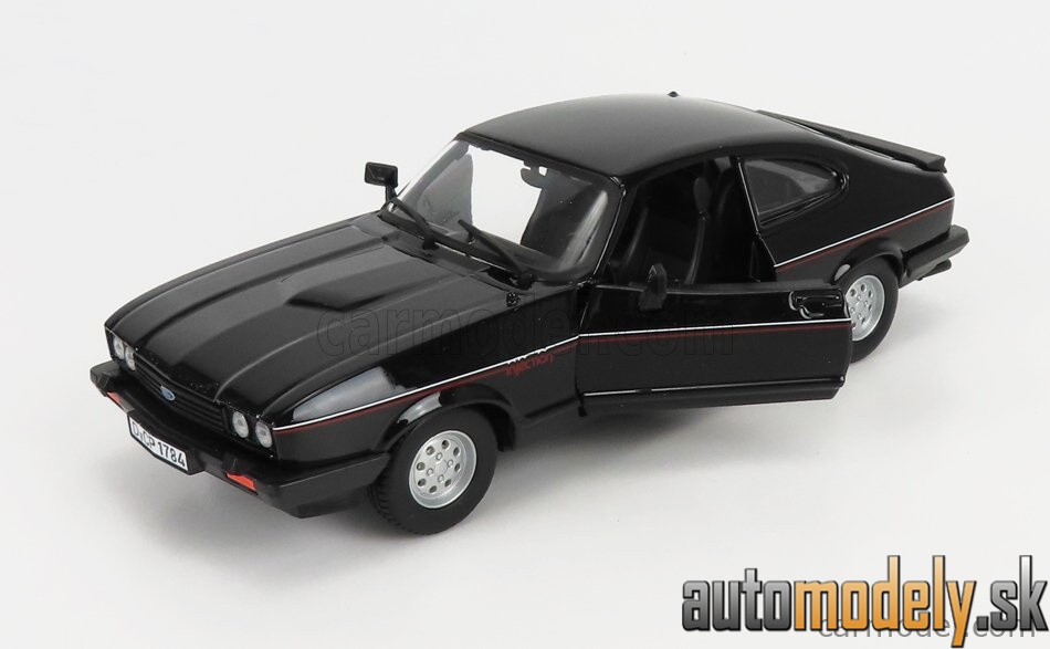 Bburago - FORD ENGLAND CAPRI INJECTION 1982 BLACK - 1:24