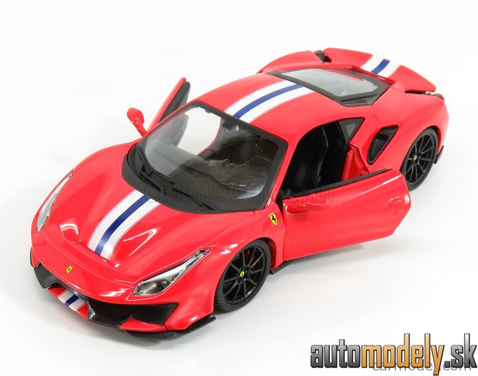 Bburago - FERRARI 488 PISTA 2018 RED - 1:24