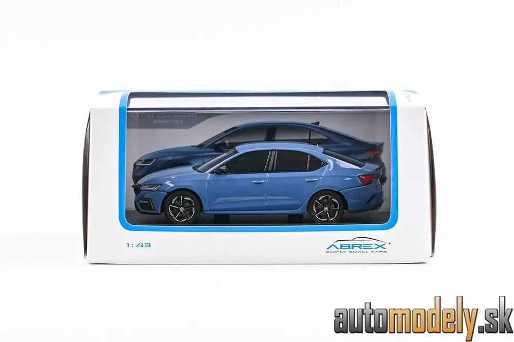  Abrex - Škoda Octavia IV RS (2020) - Modrá Italy - 1:43